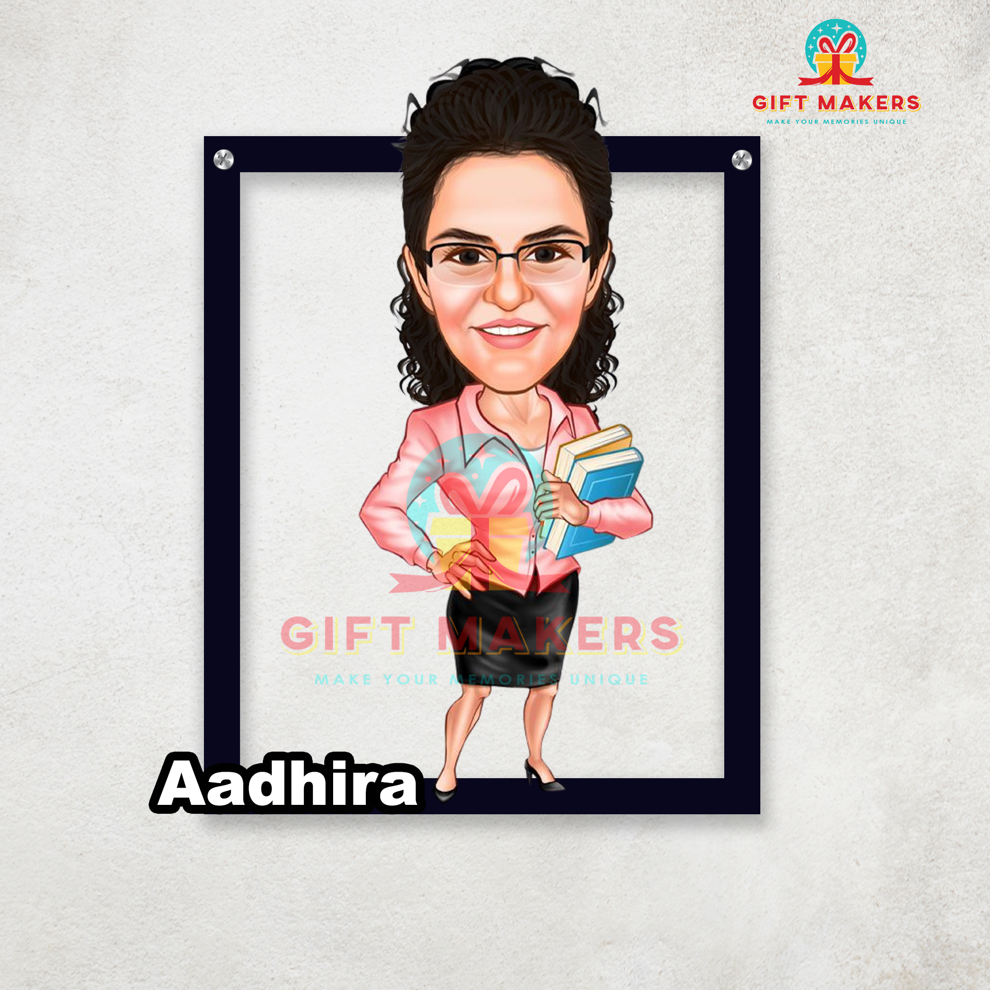 Mom's Day Wall Decor, Office Colleague Caricature Gifts, Corporate Gift Wall Decor, Women's Day Occasion Gifts, Mother's Caricatures