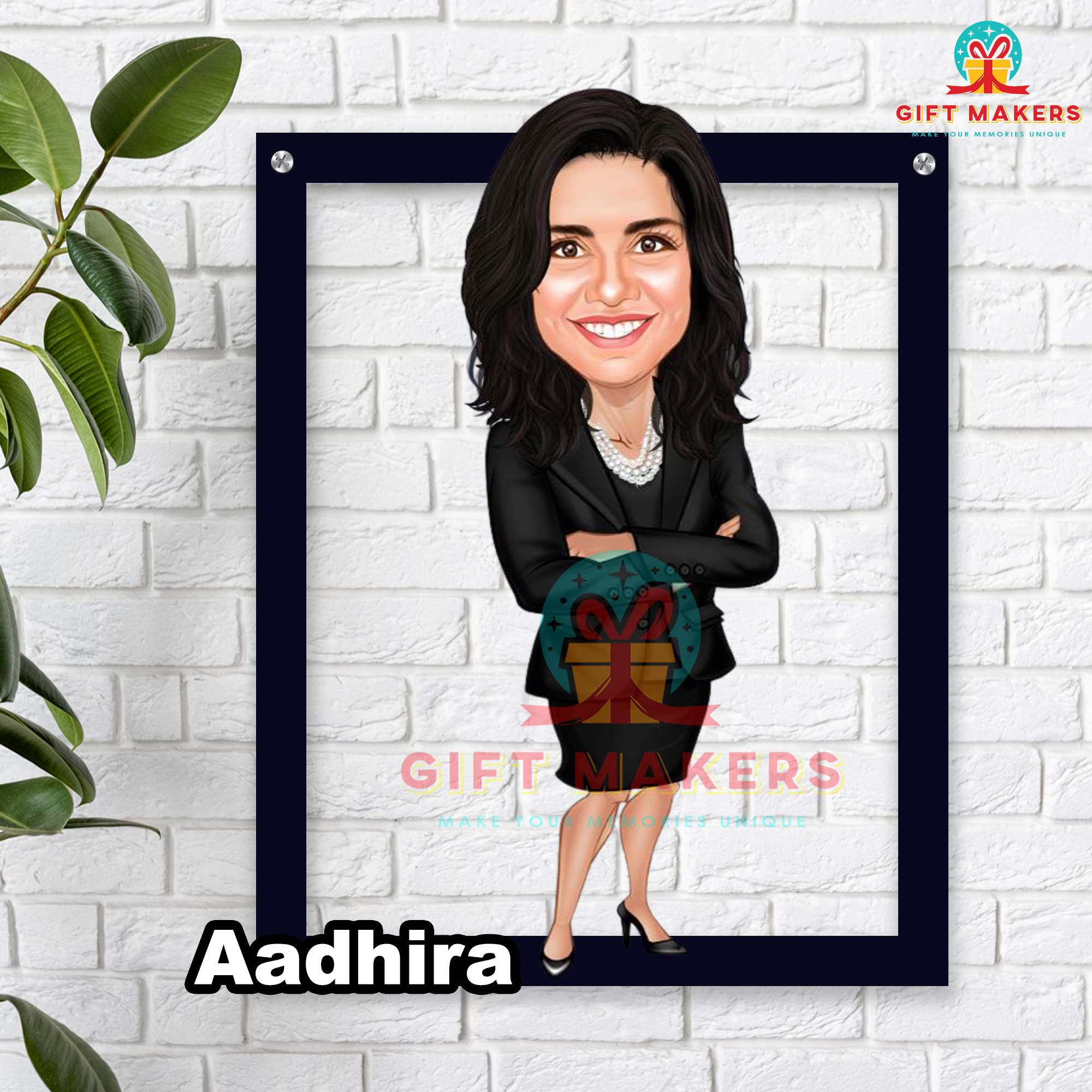 Women's Caricature Wall Decor, Business Ladies Caricature Gifts, Office Wall Decor, Women's Day Caricature, Custom Name Caricatures