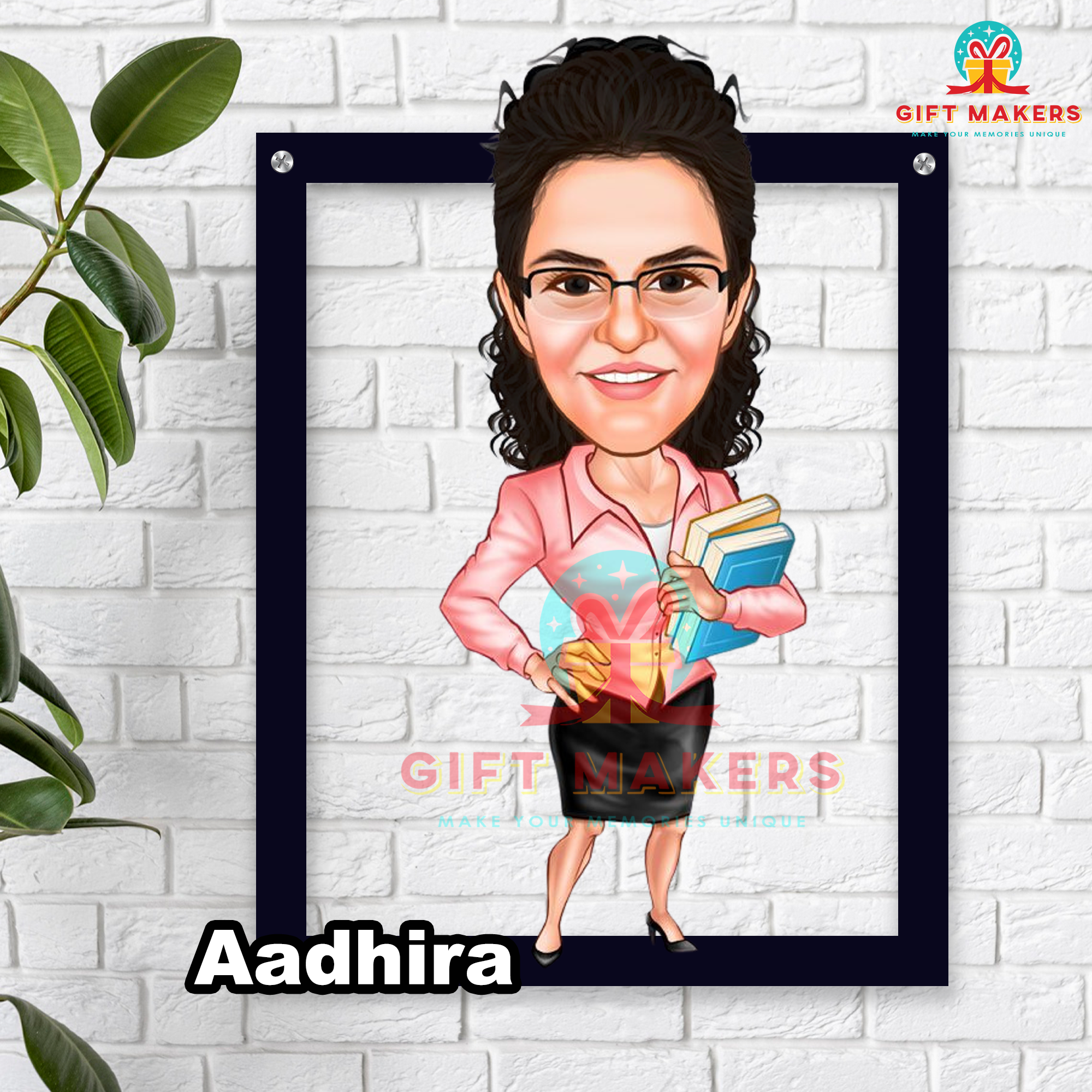 Mom's Day Wall Decor, Office Colleague Caricature Gifts, Corporate Gift Wall Decor, Women's Day Occasion Gifts, Mother's Caricatures