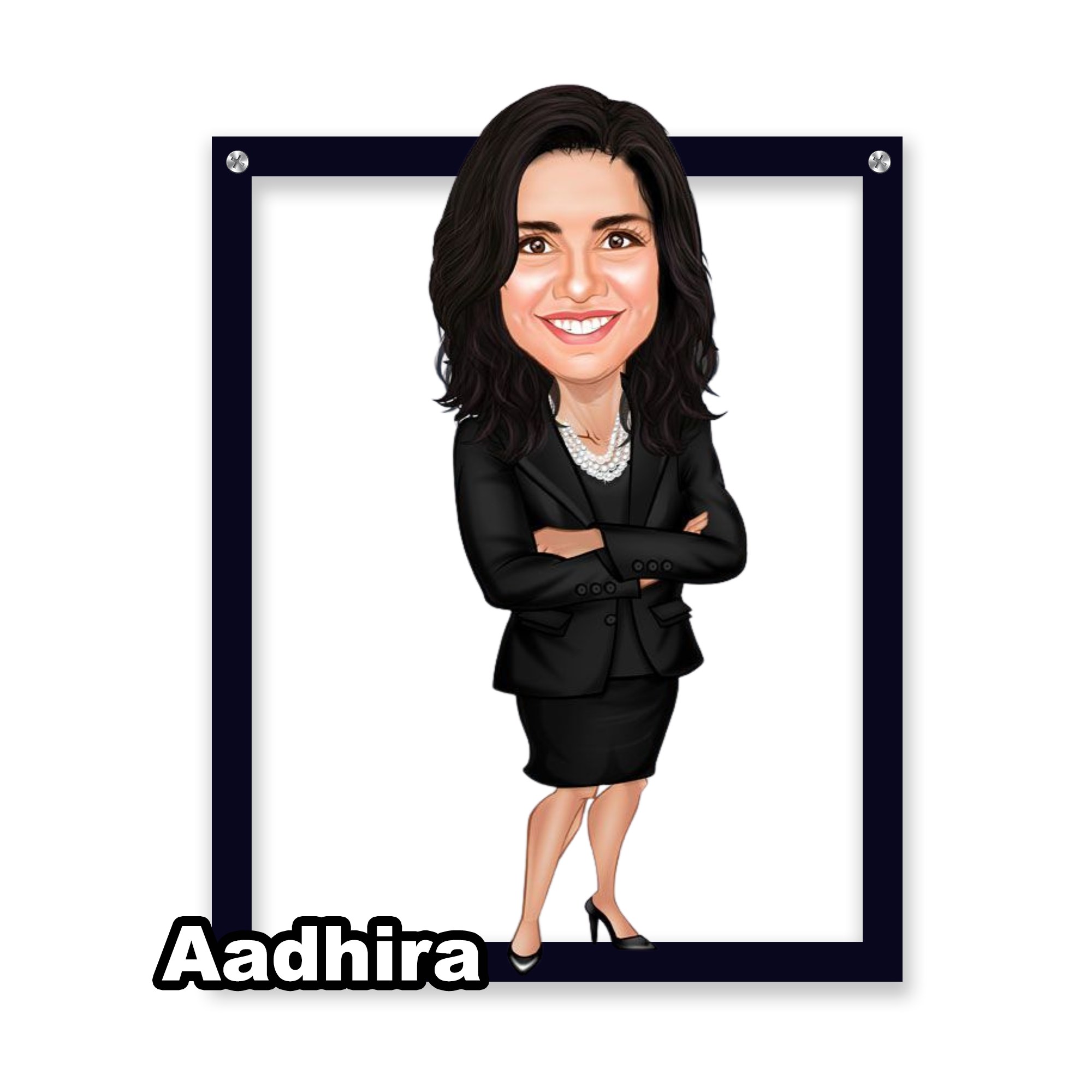 Women's Caricature Wall Decor, Business Ladies Caricature Gifts, Office Wall Decor, Women's Day Caricature, Custom Name Caricatures