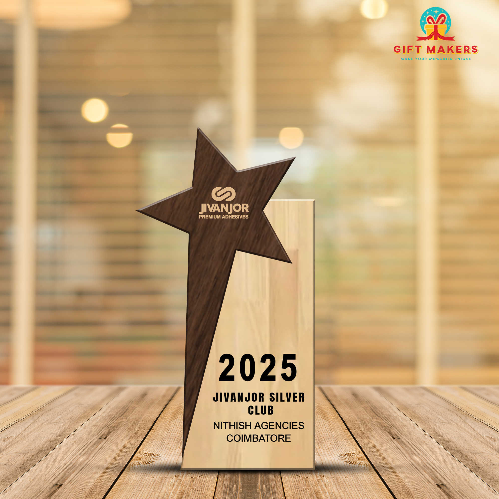Star Award, Trophy - Corporate Trophy - Retirement Trophy
