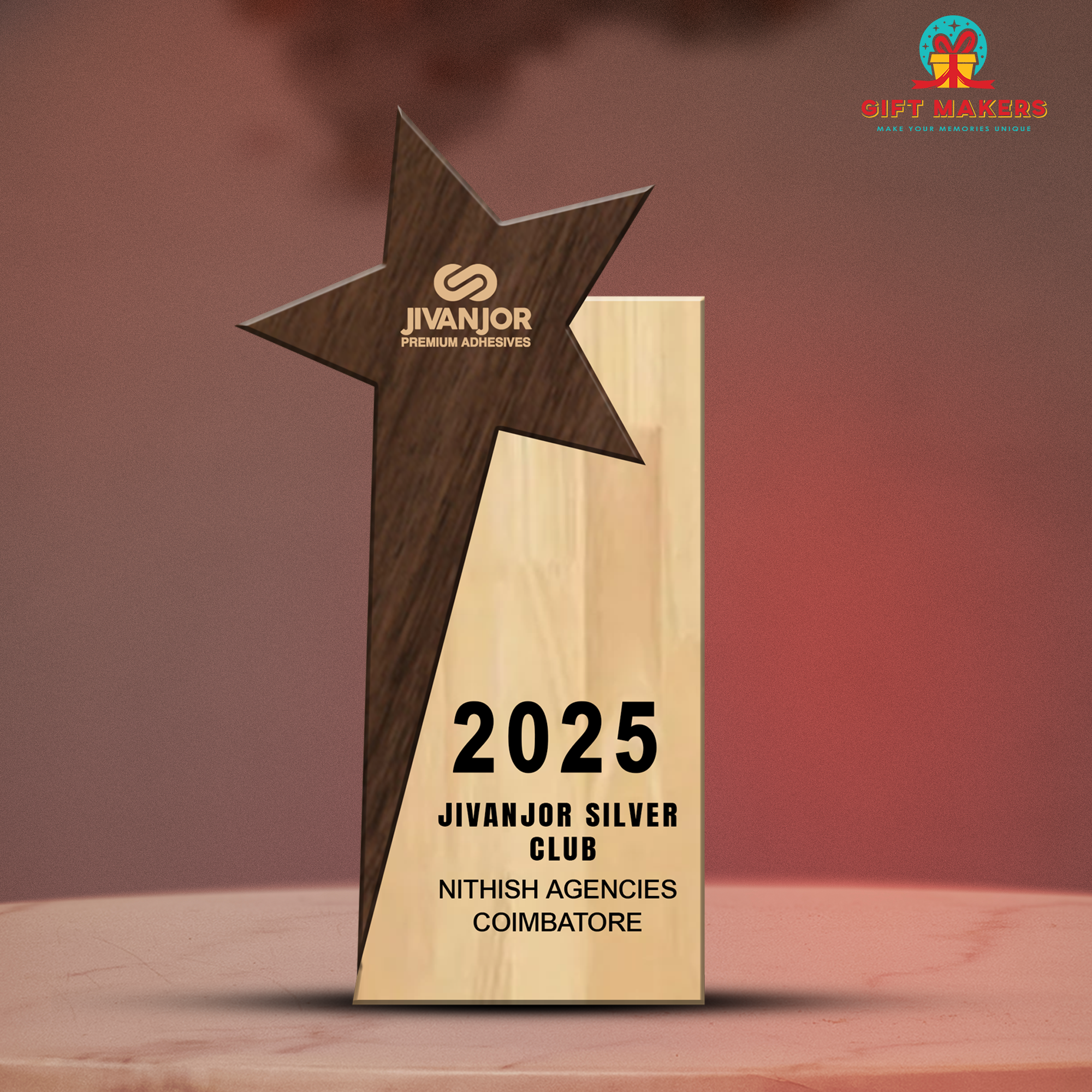 Star Award, Trophy - Corporate Trophy - Retirement Trophy