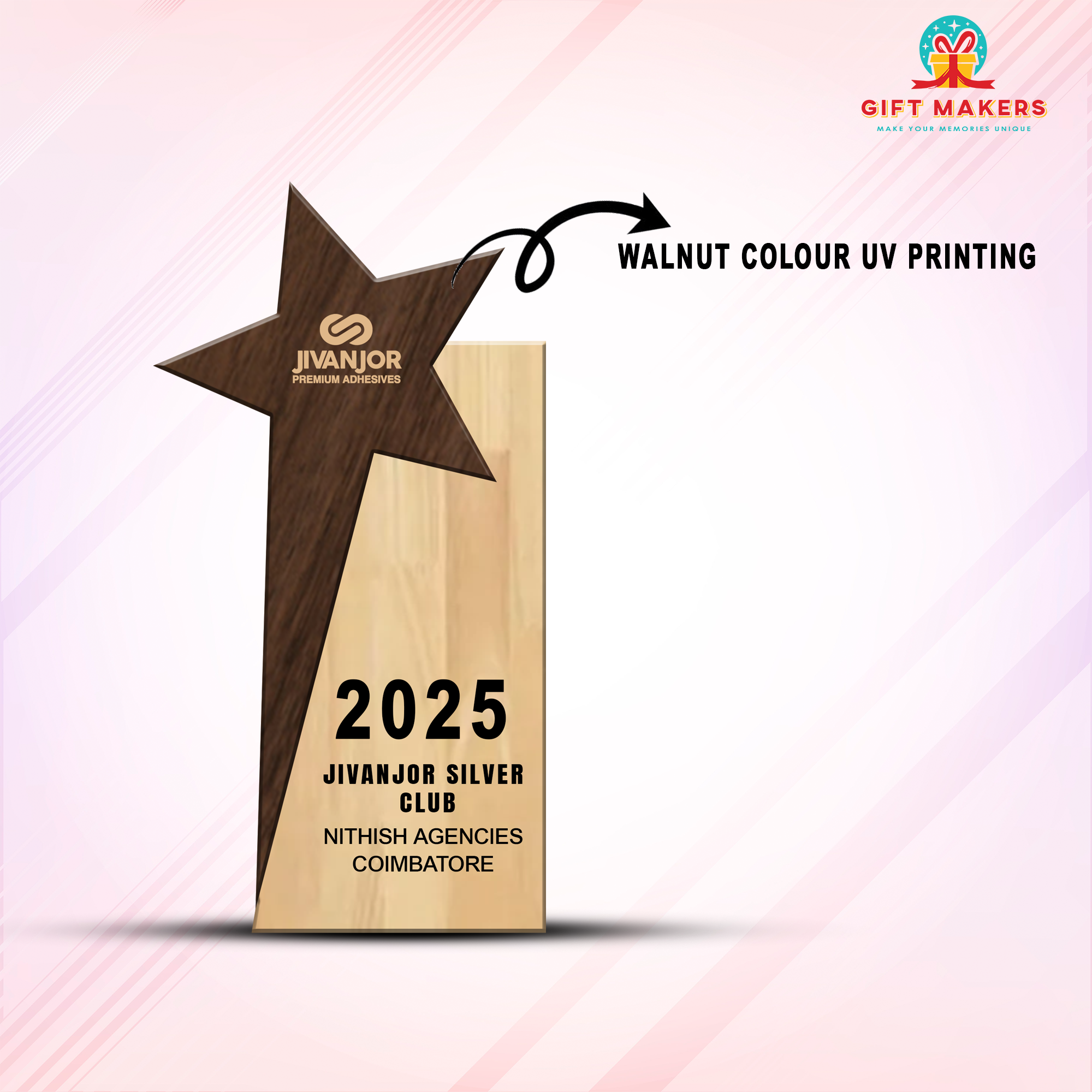 Star Award, Trophy - Corporate Trophy - Retirement Trophy