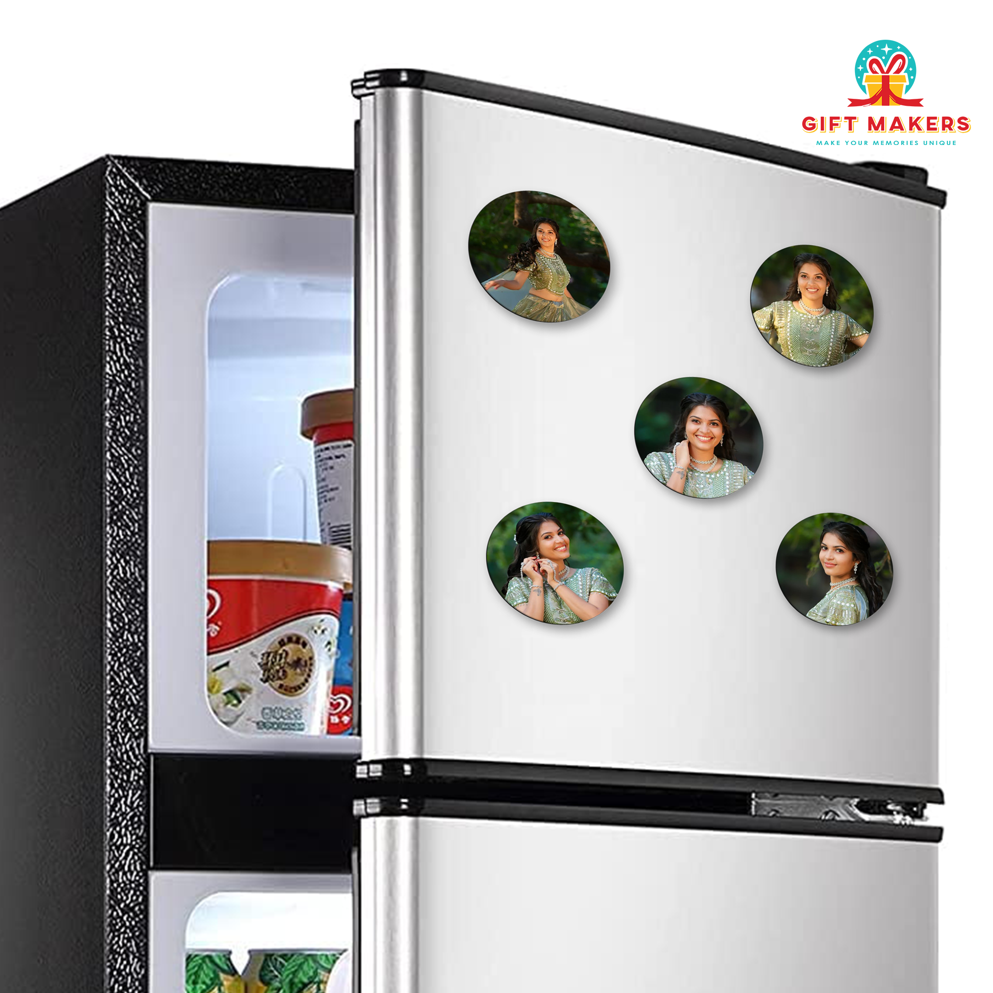 Custom Magnetic Photo Prints for Fridge  