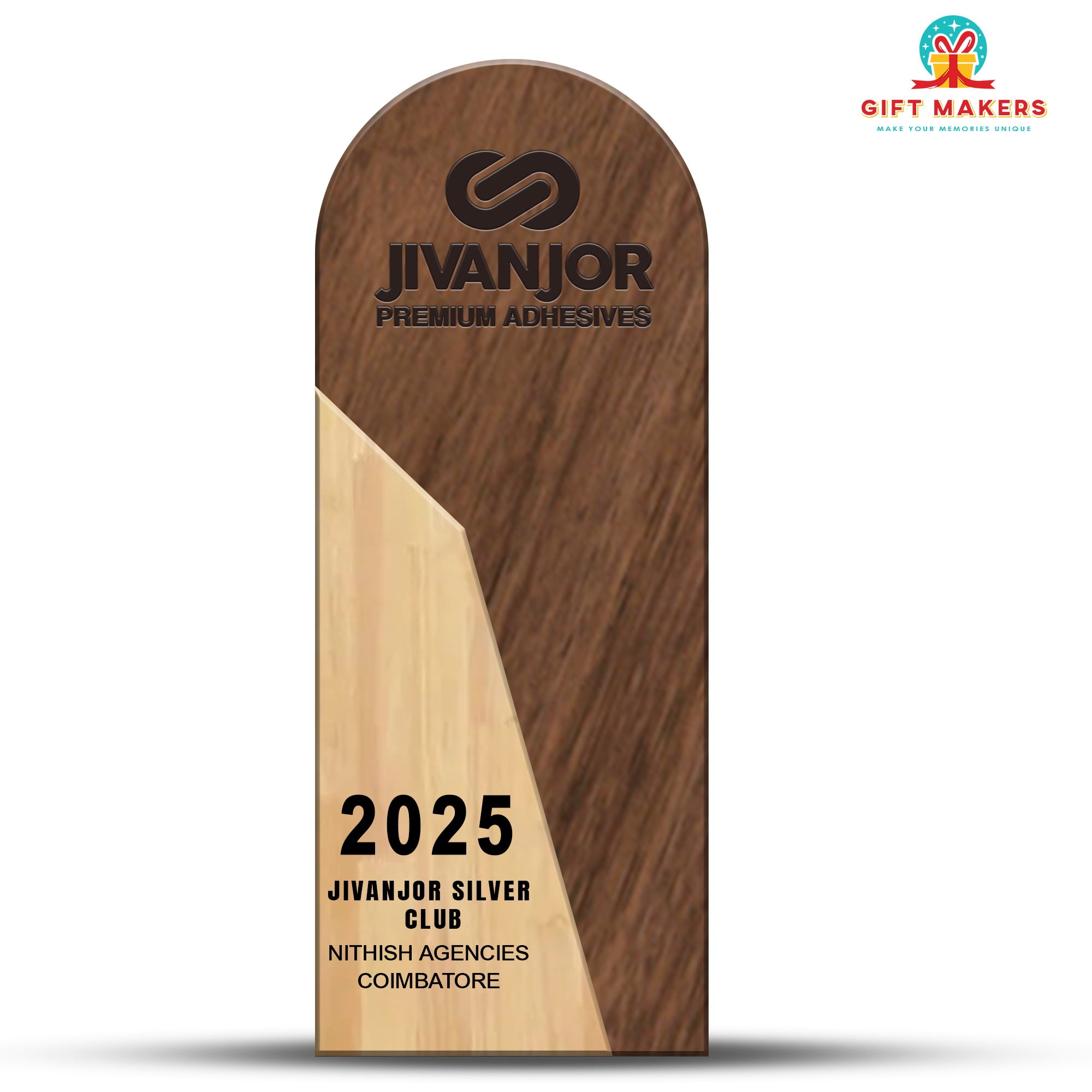 Wooden Laser Cutting awards - Different Design Trophy