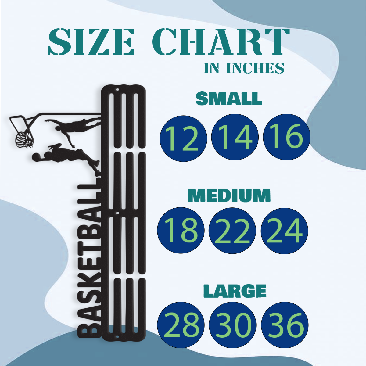 Custom Basketball Medal Hanger - Shelf Black Basketball Medal Hanger for Gymnastics Plaques Home -  Wall Mounted Medal Hanger for Athletes & Sports Awards.