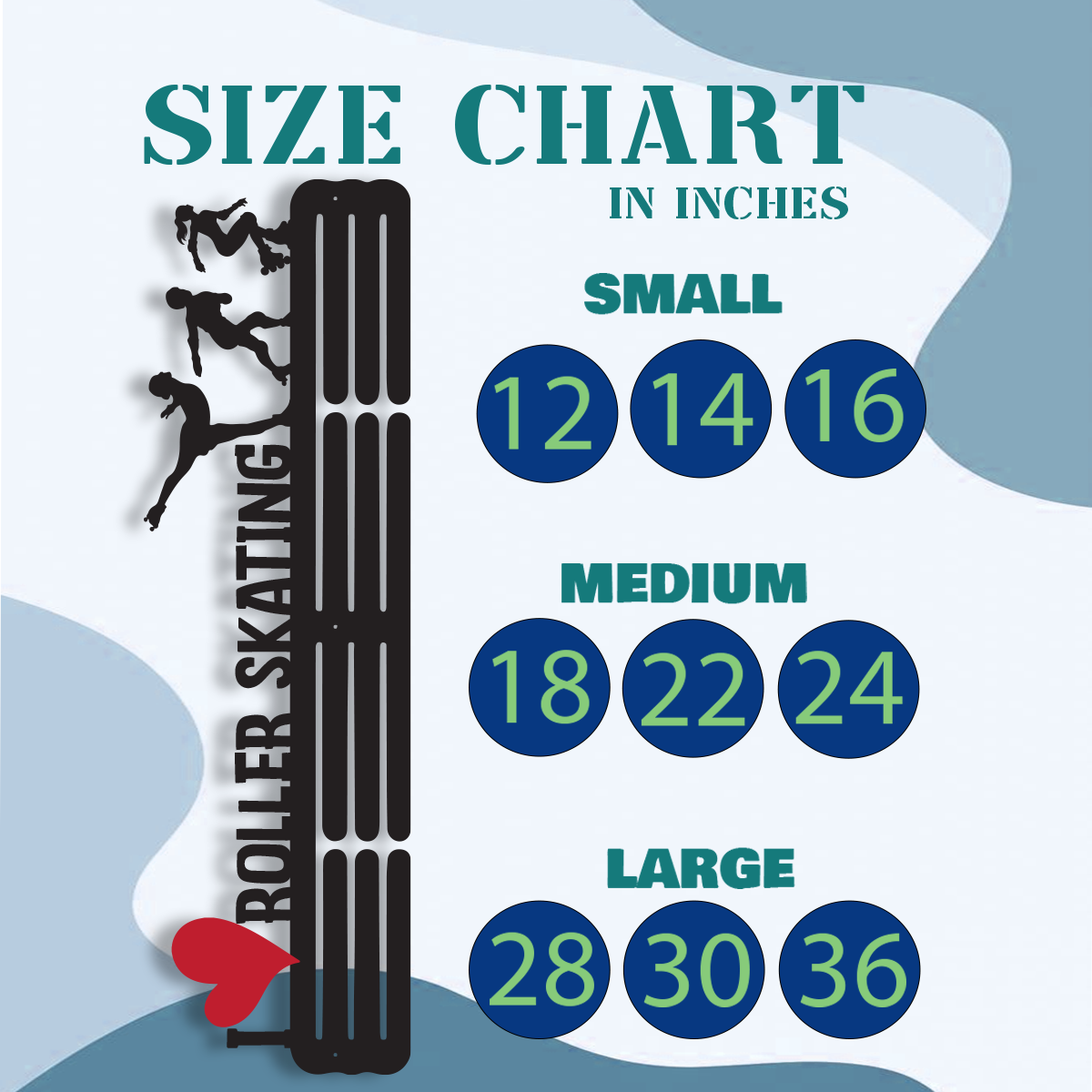RUNWYND Skating Medal Hanger - Medal Holder For Speed Skating - Skating Medal Hanger Rack & Ribbon Display -  Iron Medals Display Hanger.