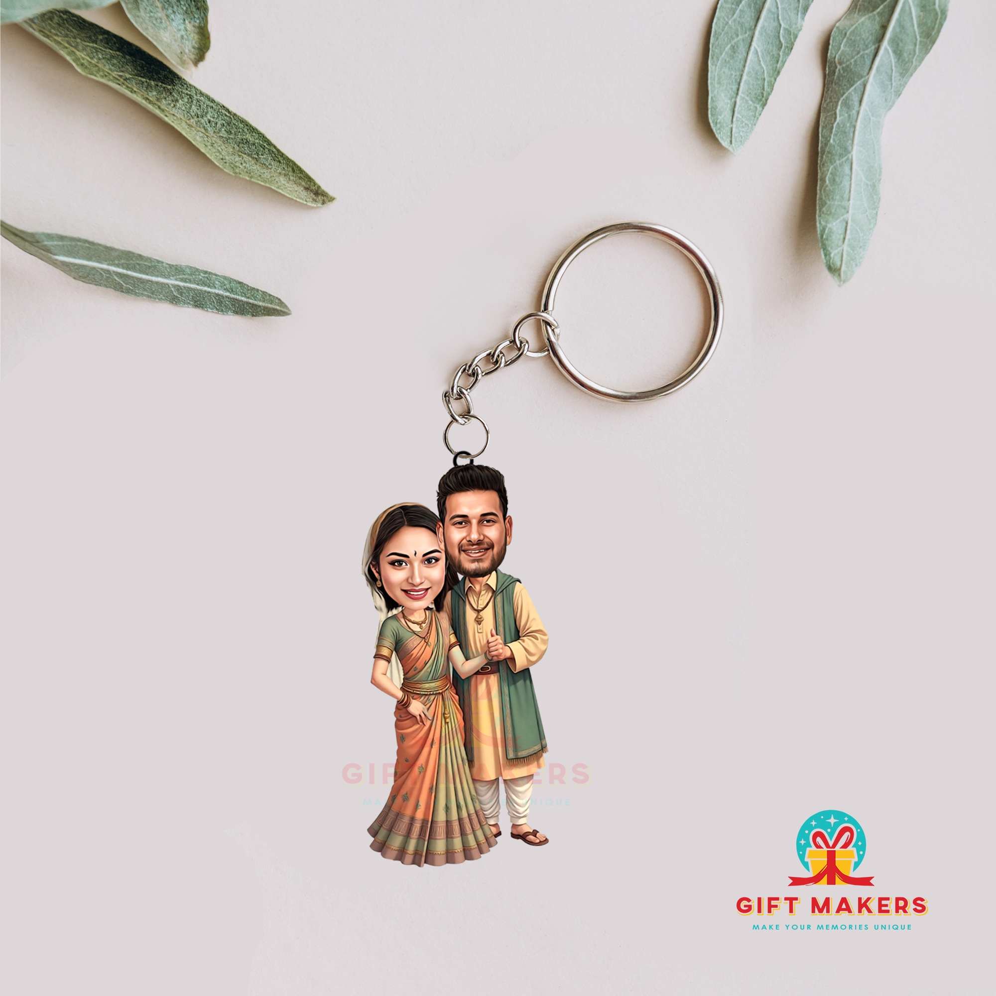 Wedding Caricature Keychain, Marriage Theme Caricature Gifts , Wife Caricature Gifts, Wedding Day Keychains