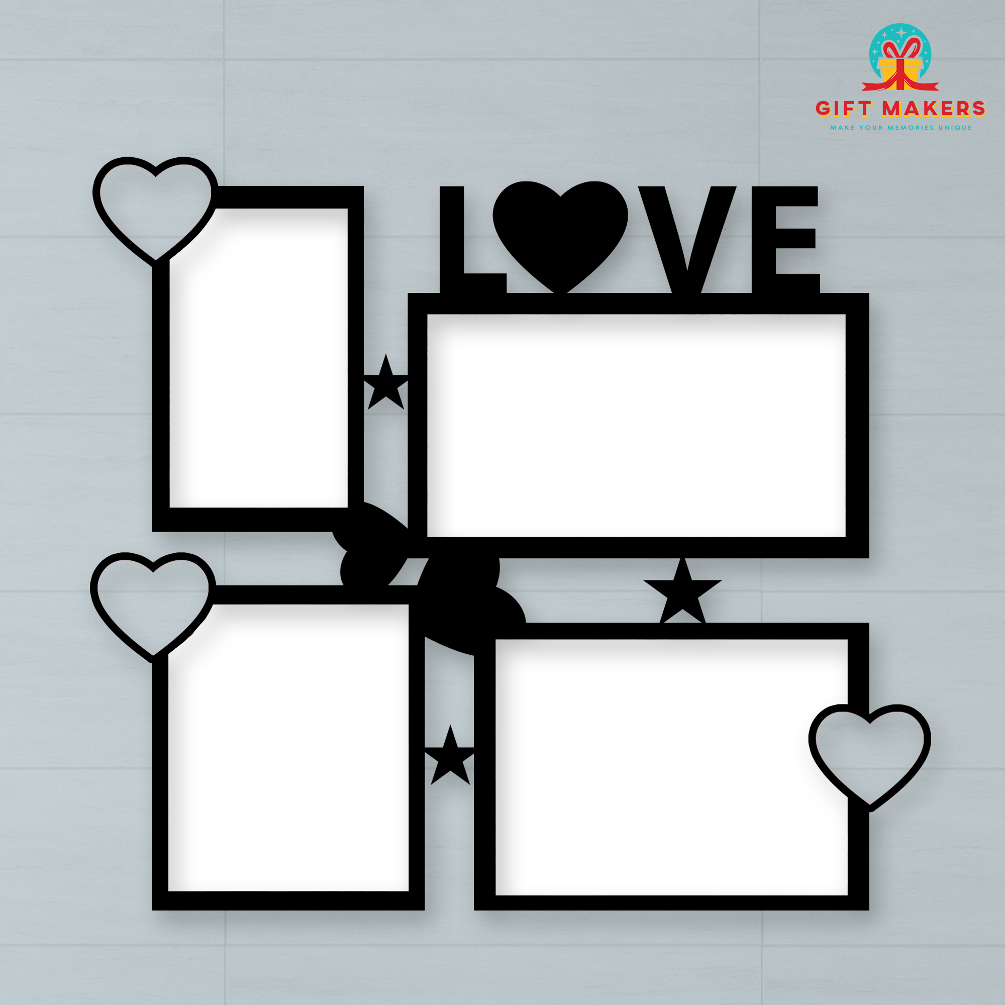 Personalized Metal Photo Frames for Couples